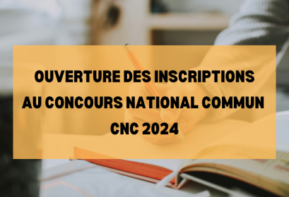 Inscription CNC 2024