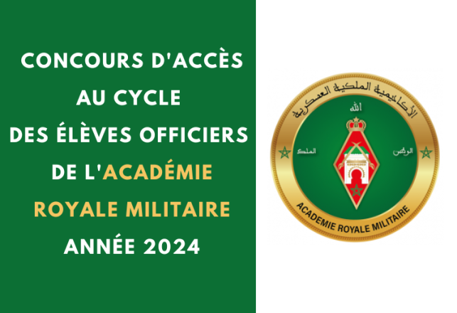 Concours Élèves Officiers ARM Meknès 2024
