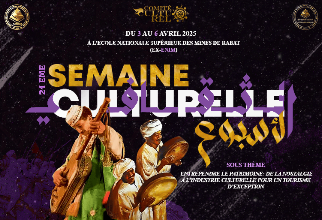 21ème édition Semaine Culturelle Mines Rabat