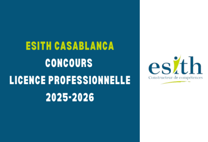 ESITH Casablanca Concours LP 2025-2026