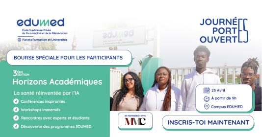 EDUMED Rabat JPO samedi 25 avril